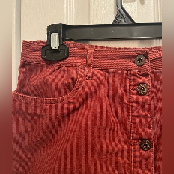 ONLY Corduroy Button Front Skirt - Picture 4 of 5
